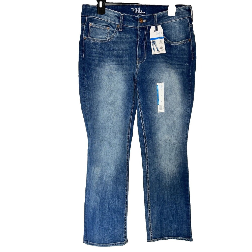 Time And True High Rise Boot Cut Jeans Size 16 Western Farmcore Work Wear Casual